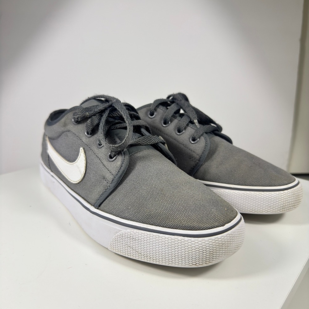 Nike SB Satire II Skate Shoes Mens Size 7 Grey Canvas Low Top 555272-091 - Picture 5 of 16
